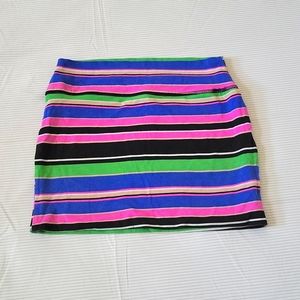 Living Doll multicolor mini skirt Size Medium